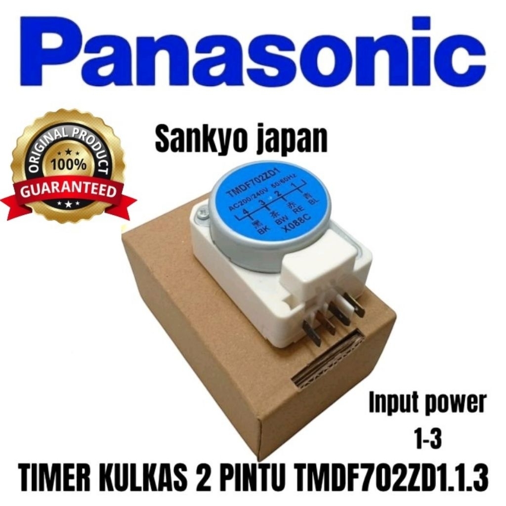 timer kulkas panasonic kulkas 2 pintu input 1-3