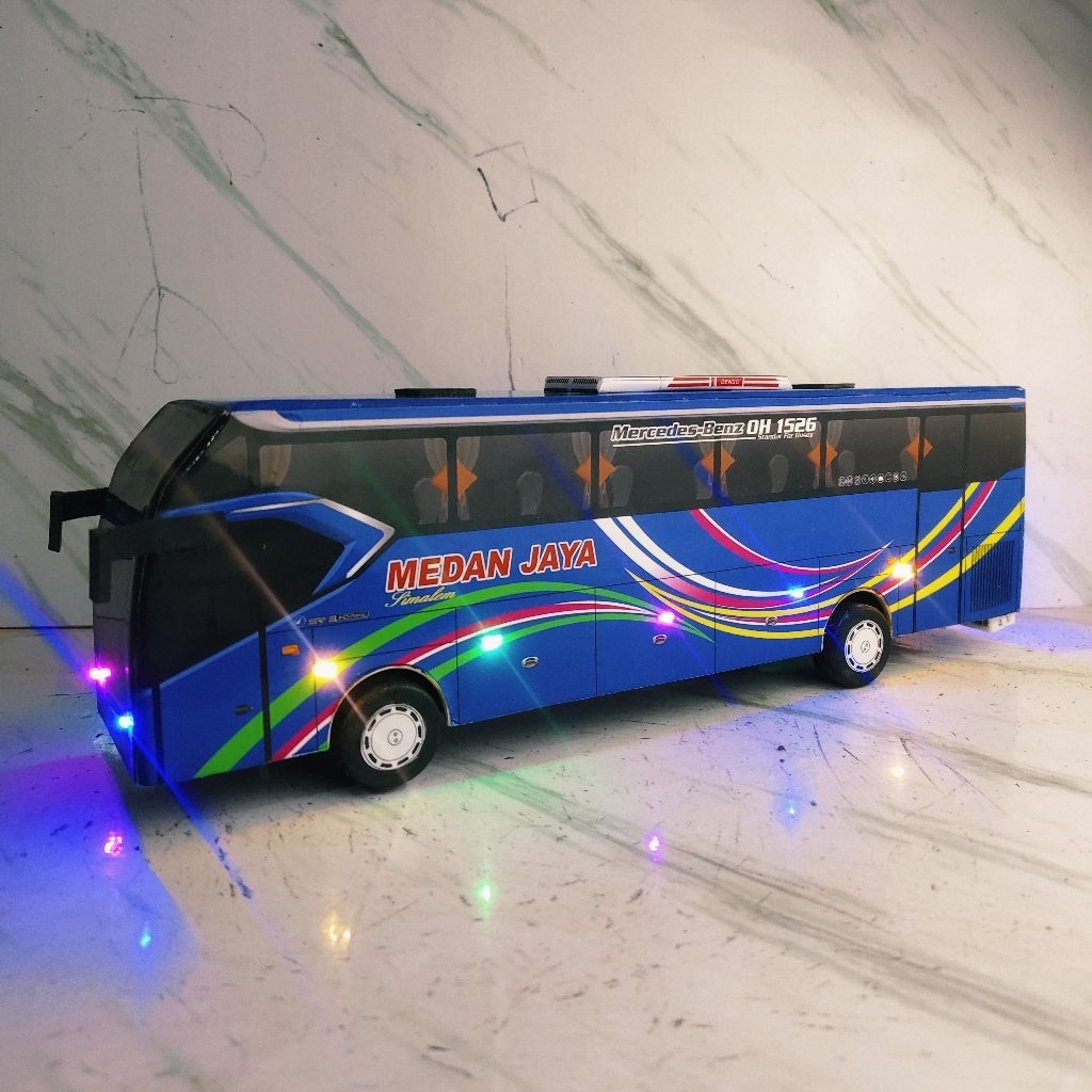 Miniatur Bus Medan Jaya Sr3 hd prime