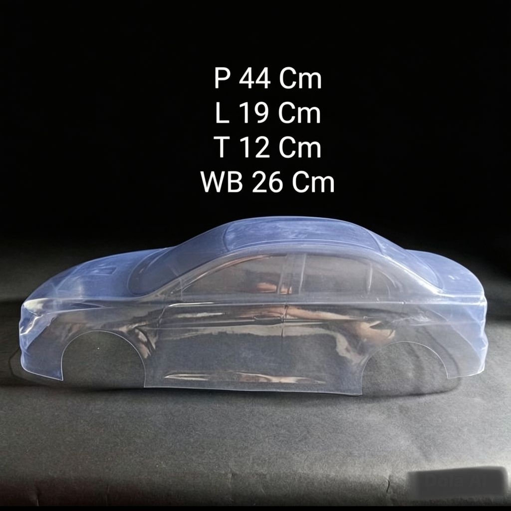 Body clear RC 1/10 sedan Lancer evo X