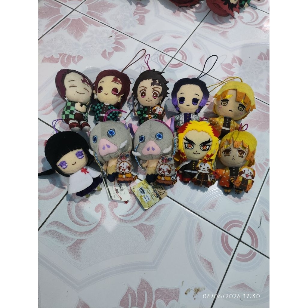 Harga Satuan Plushie Kimetsu No Yaiba Ori zenitsu rengoku kanao tanjiro shinobu