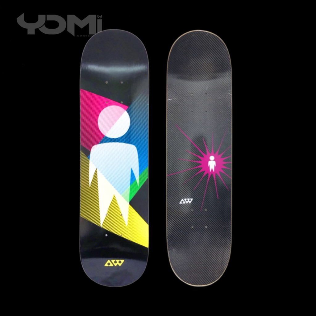 Alien Workshop Skateboard Deck Fiber Carbon ukuran 7.75 | Papan Skateboard