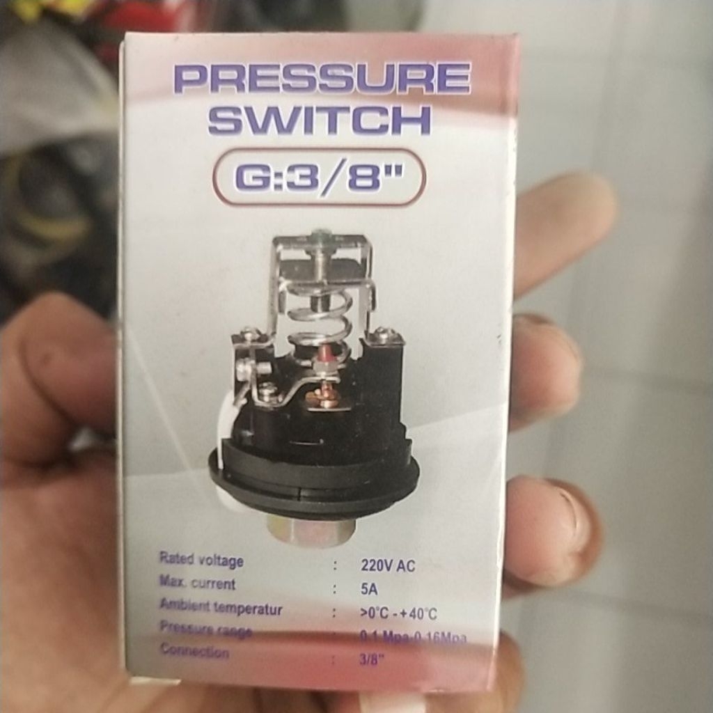 OTOMATIS  POMPA AIR   - PRESSURE SWITCH 3/8" JP