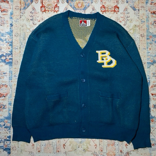 Ben Davis Cardigan Knitwear Blue Lagoon