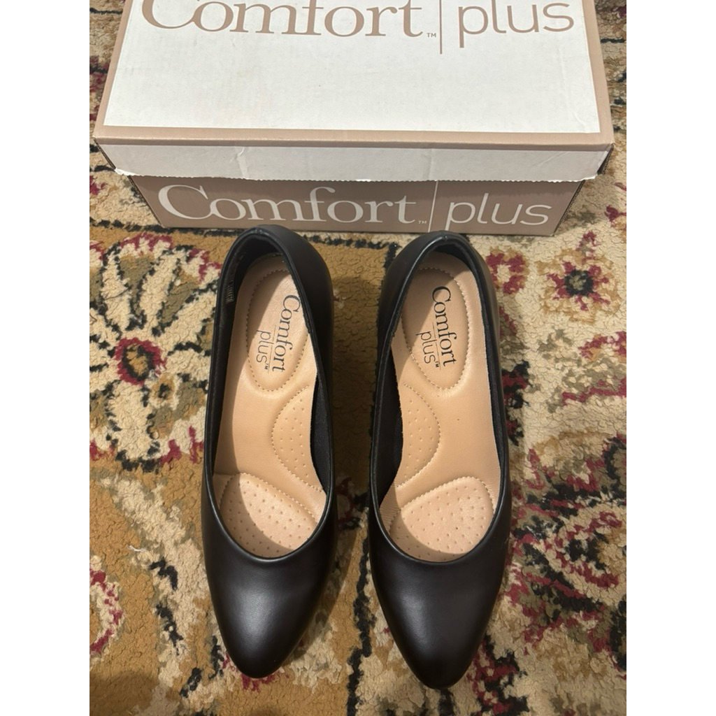 Wedges Karlile Comfort Plus Hitam - Preloved