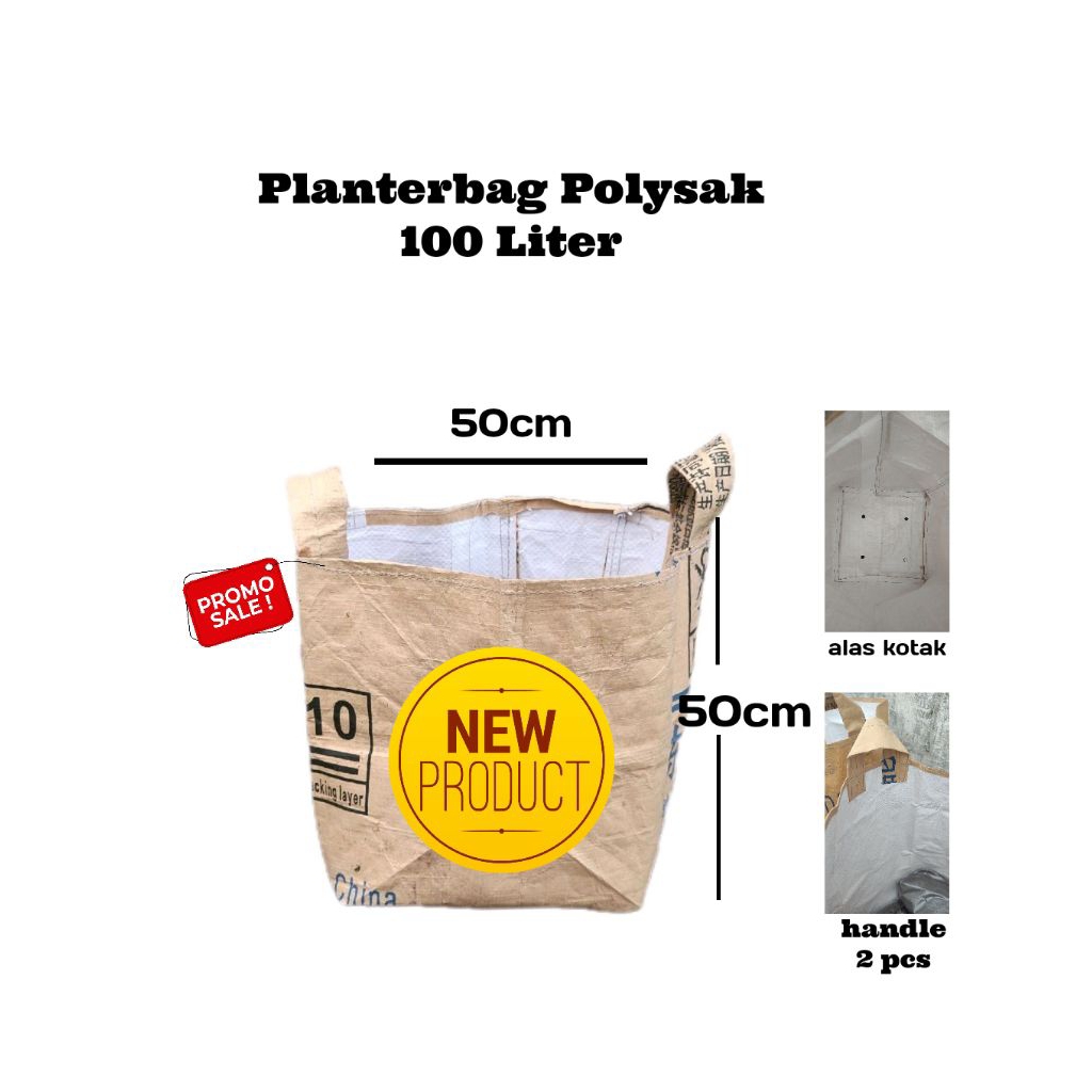 planterbag polysak 100 liter pot tanaman