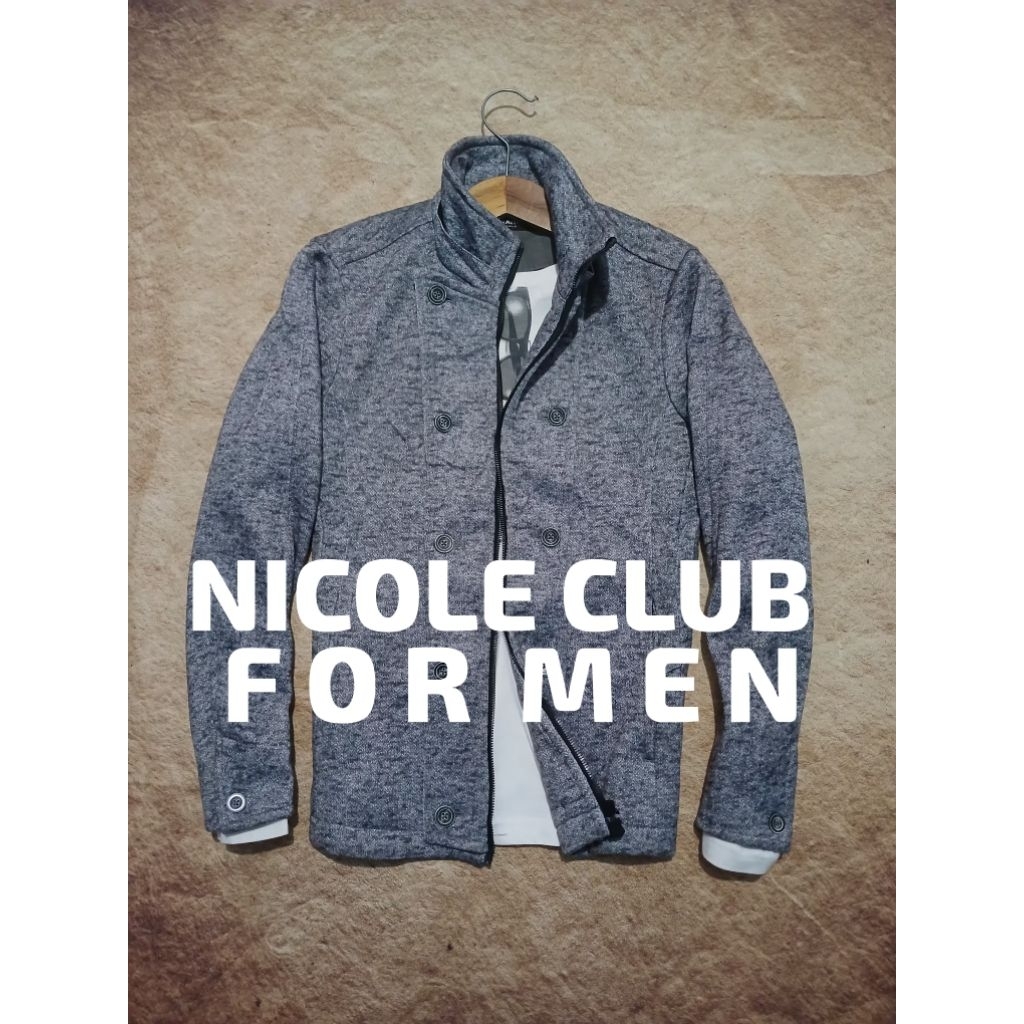Jaket keren NICOLE CLUB bahan woll bekas murah