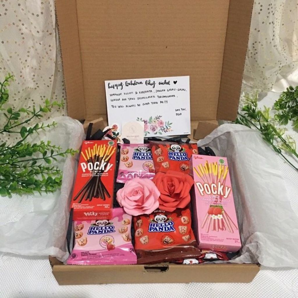 Hadiah Mini Snack Box - gift Box hampers - Penuh Kejutan Manis