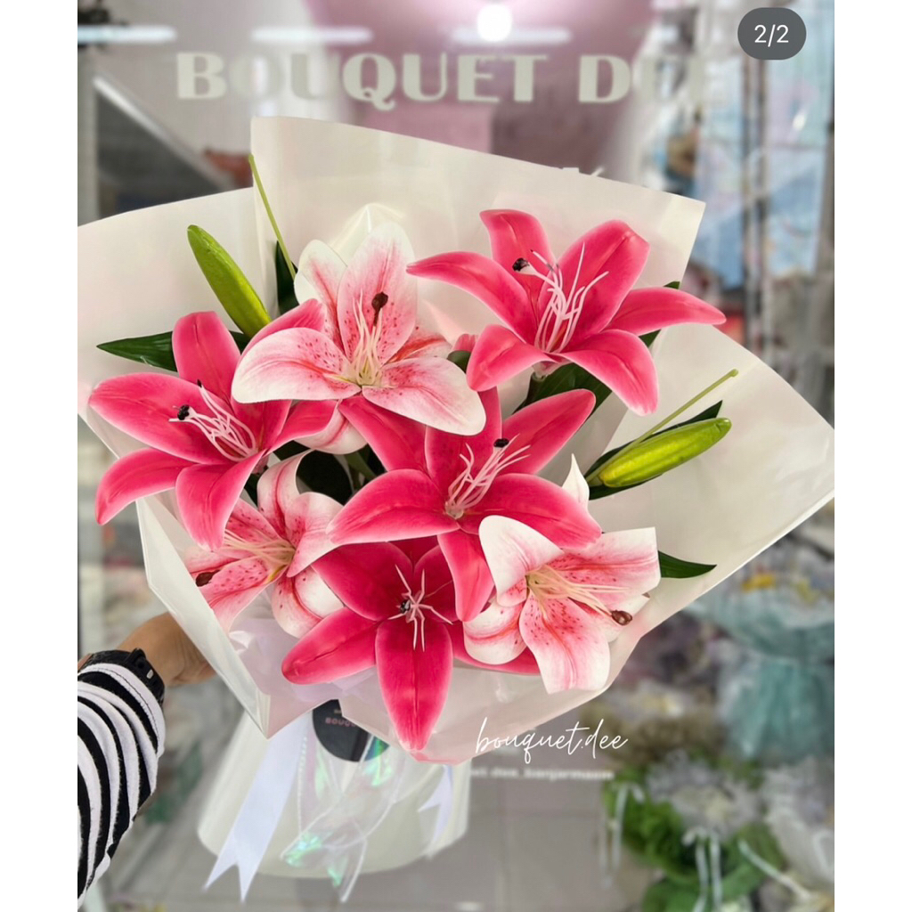Buket Lily / Bunga Lily artificial