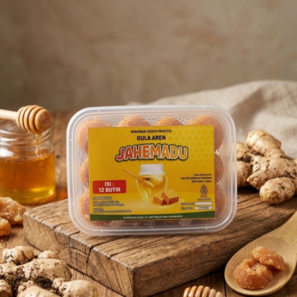 GUJAHE Gula Aren Jahe Madu – Minuman Herbal Tradisional Khas Jogja Isi 12 Butir