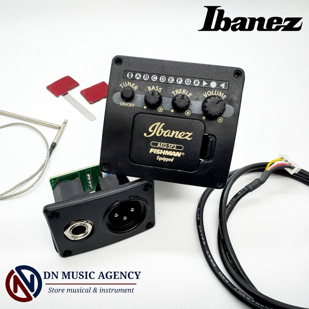 preamp ibanez AEQ SP2 fishman sonicore onboard tuner original preamp gitar & bass akustik