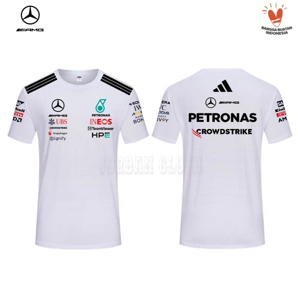 Tshirt Baju Kaos Baju Mercedes AMG Petro Nas 2026 Formula One F1