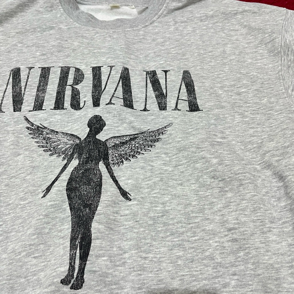 NIRVANA GRAY H&M SWEATSHIRT