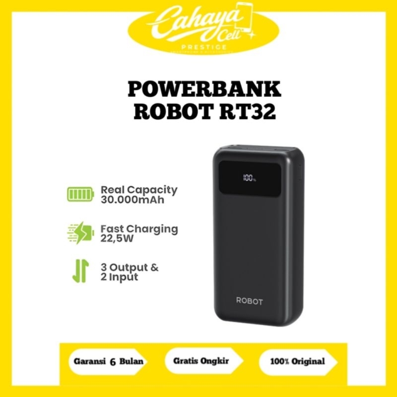 ROBOT POWERBANK RT32 | GARANSI RESMI INDONESIA