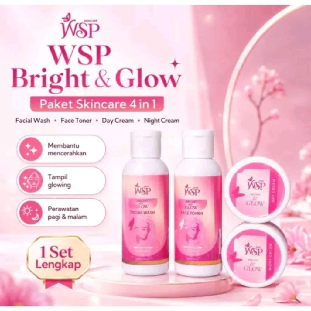wsp / wsp glow cream wsp glow paket wajah