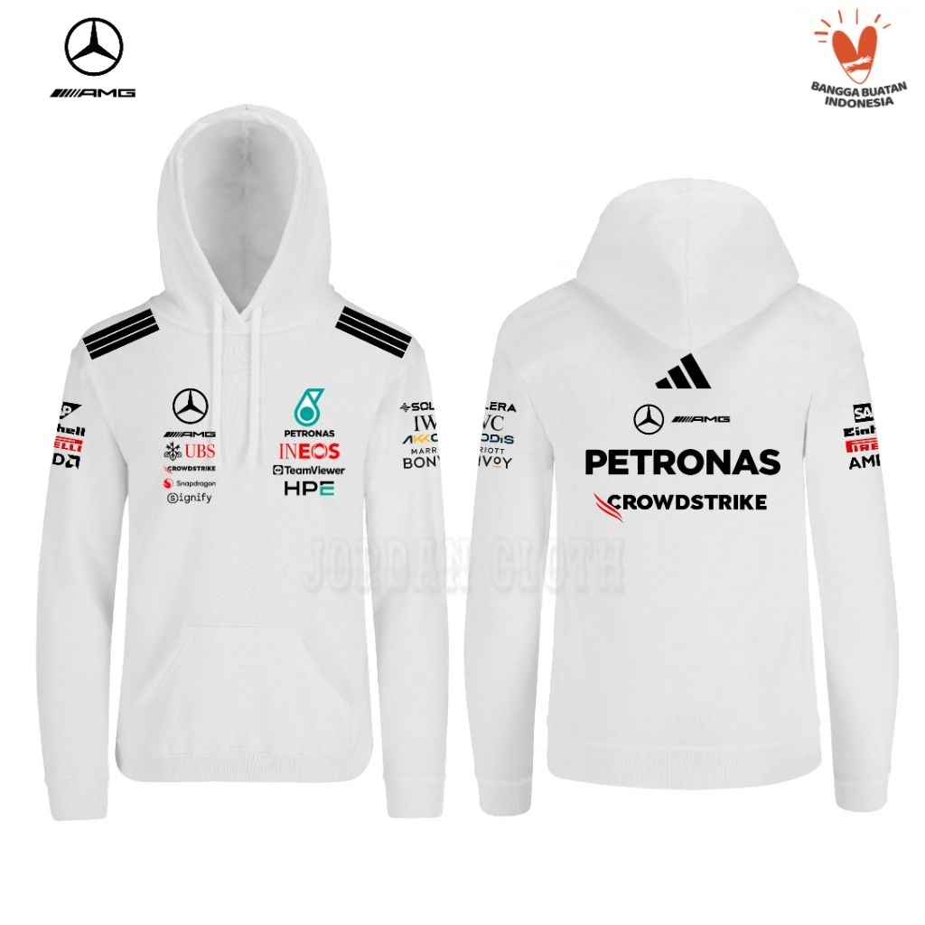 Hoodie Jaket Sweater Mercedes AMG Petro Nas 2026 Formula One F1