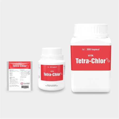 Tetra Chlor sachet isi 10 kapsul