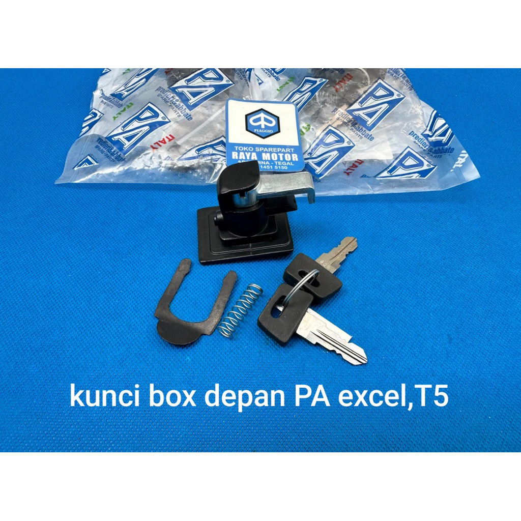 kunci box depan vespa excel,T5 original PA