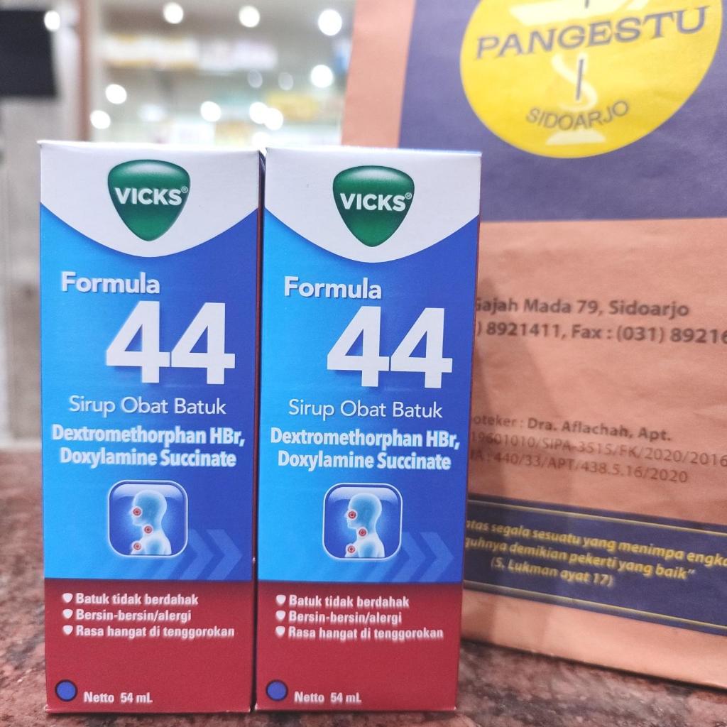 Vicks Formula 44 Sirup 1 Botol 54 ml / Batuk Pilek Alergi / Viks Syrup Vics Cair