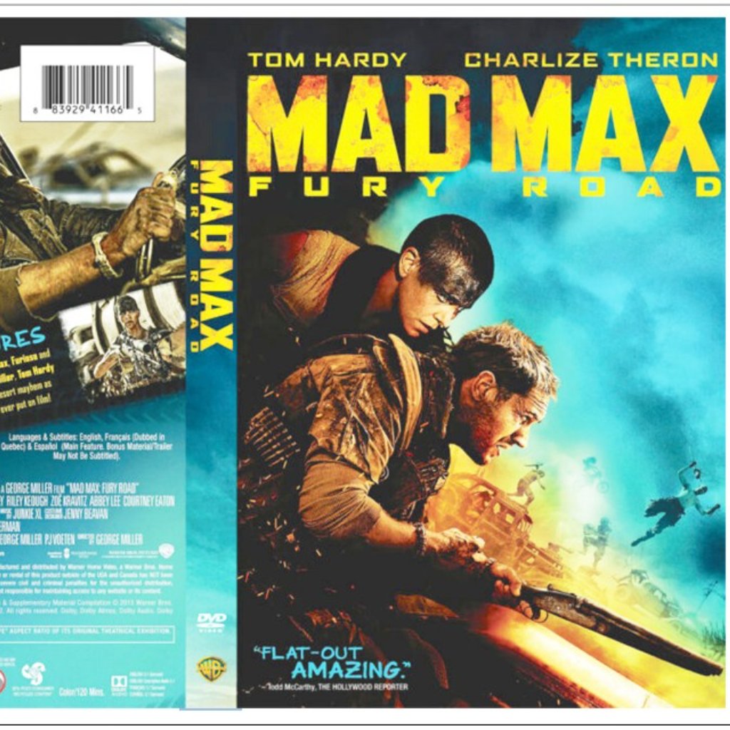 DVD Mad Max Fury Road 2015