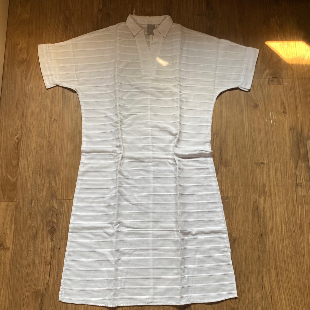 Prelove Dress kemeja putih branded size L