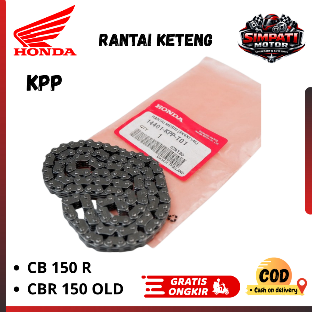 Rantai Keteng / Rantai Mesin Motor Honda CB 150R - Kamprat Motor CBR 150 OLD KPP Simpati Part Motor