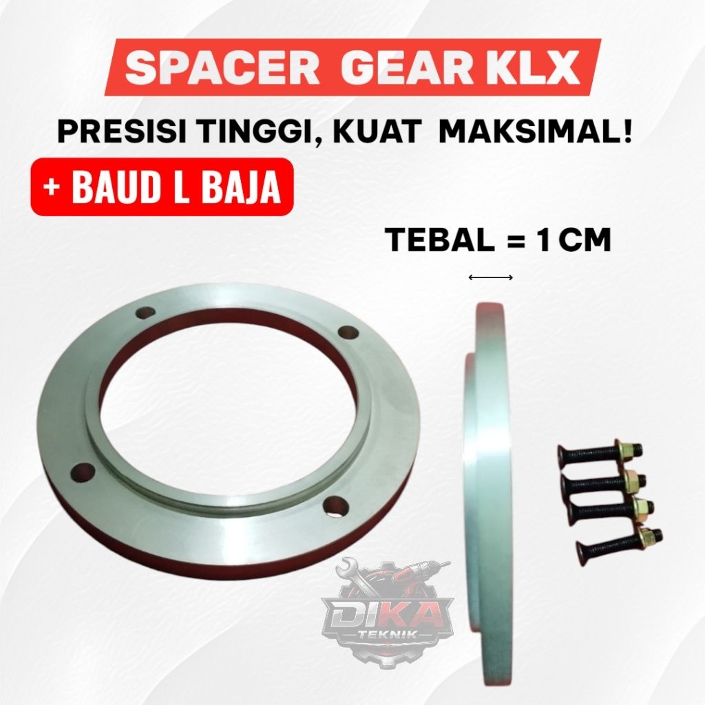 Spacer Gir D-TRACKER KLX BF Spicer Spasir Plus Baut L Baja Aksesoris Variasi D-Tracker KLX 150