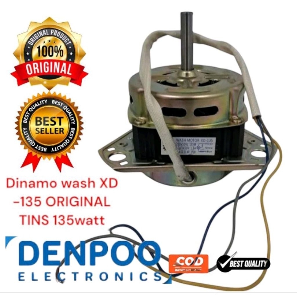 Wash motor/Dinamo Pencuci Denpoo Mesin cuci 2 Tabung DW-898/DW-989/DW-888/DW-1309