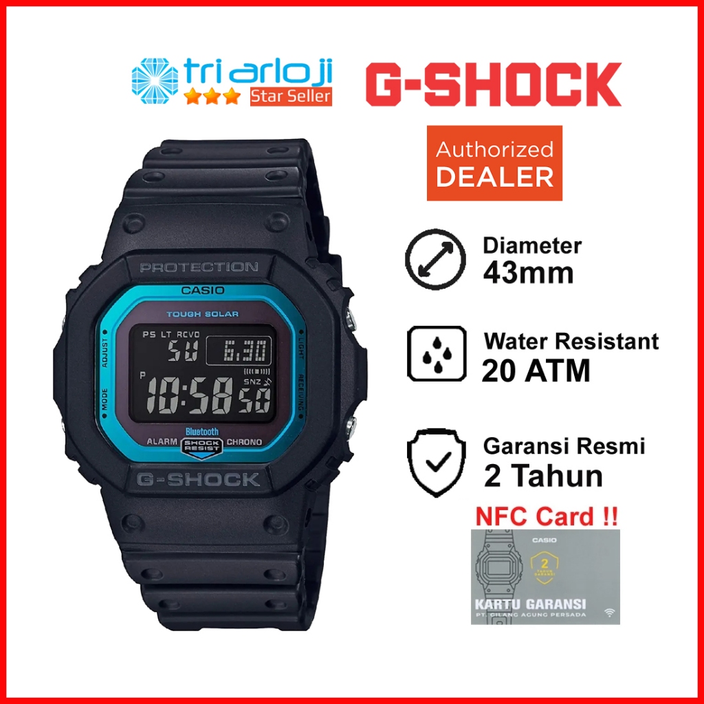 Casio G-Shock GW-B5600-2DR Jam Tangan Pria Digital GSHOCK GWB5600 GW-B5600-2 GW B5600 2DR