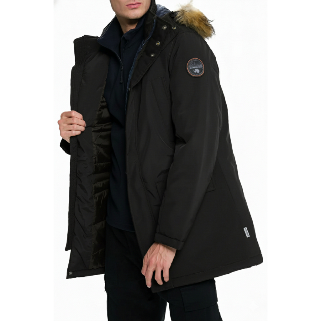 Jaket Pria Napapijri Winter Parka Apton 2 Black Original