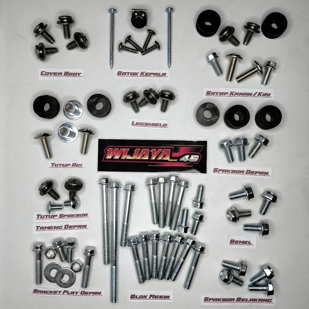 Baut Alfa Full body / Baut Yamaha Alfa Fullset