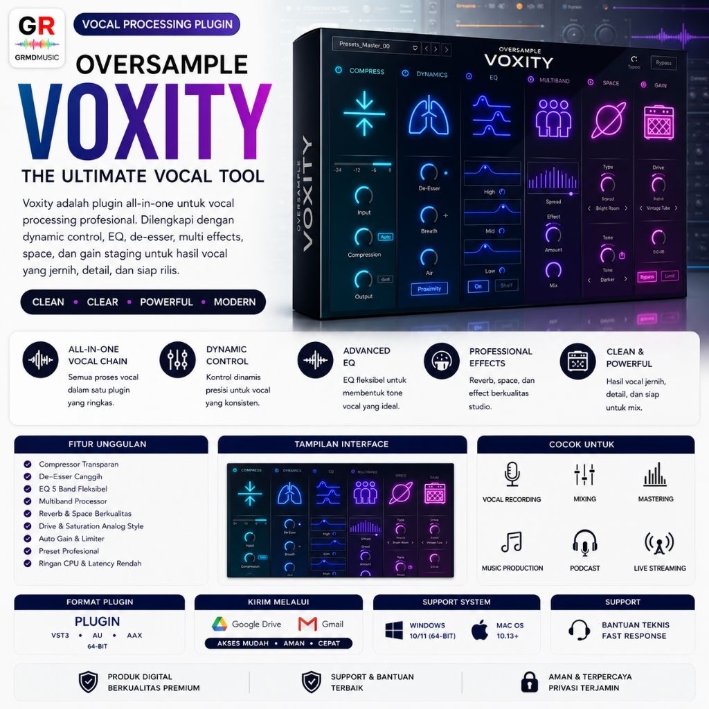 Cymatics VOXITY Vocal Mixing Plugin v0.8.0 (WIN/MAC)