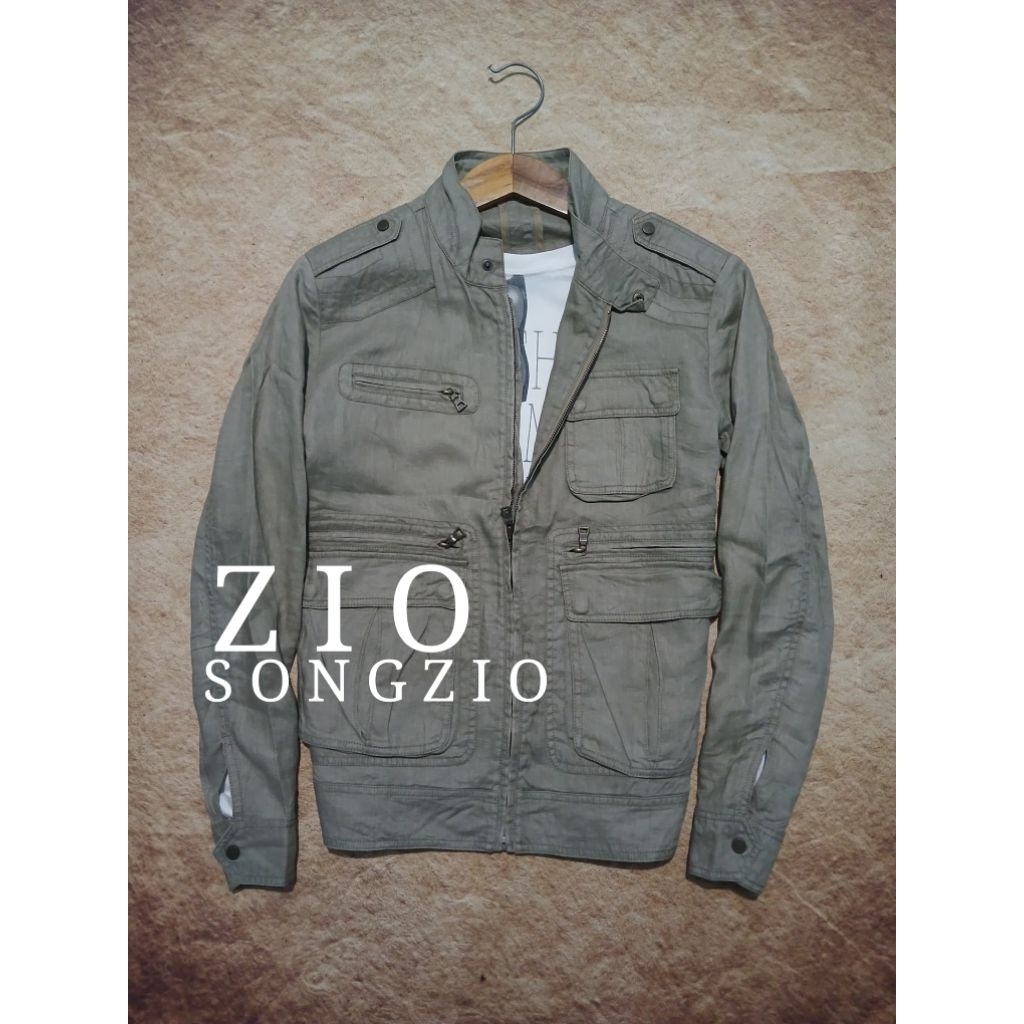 jaket ZIO SONG ZIO bahan katun linnen bekas pakai recomend