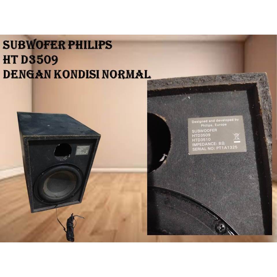 SPIKER SUBWOFER PHILIPS HTD3509