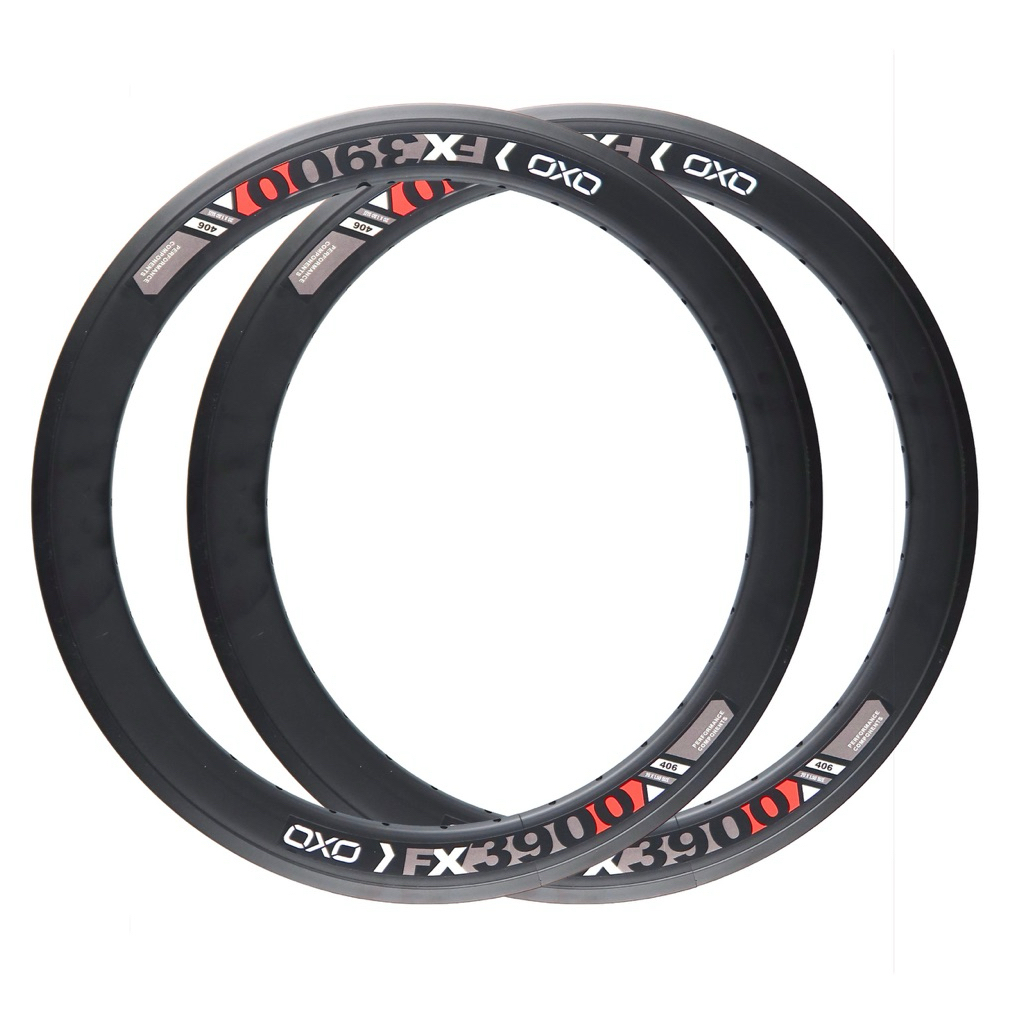 RIMS VELG  SEPEDA BMX 20"x1.50 (406) DISC-BRAKE (Black Brake Line) ALLOY RIMS