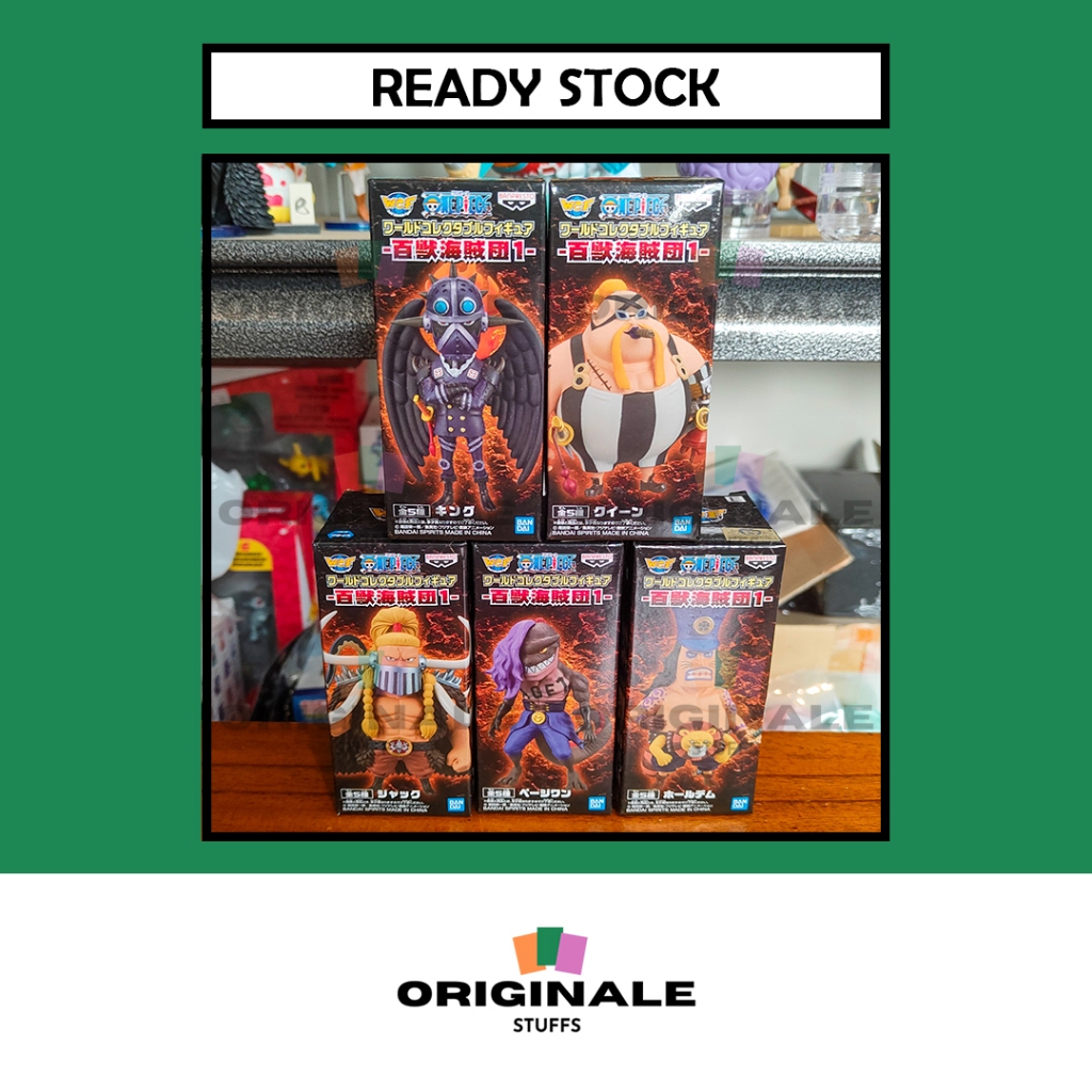 WCF One Piece Beast Pirate Figure Japver Original (King Queen Jack Page One Holed'em)