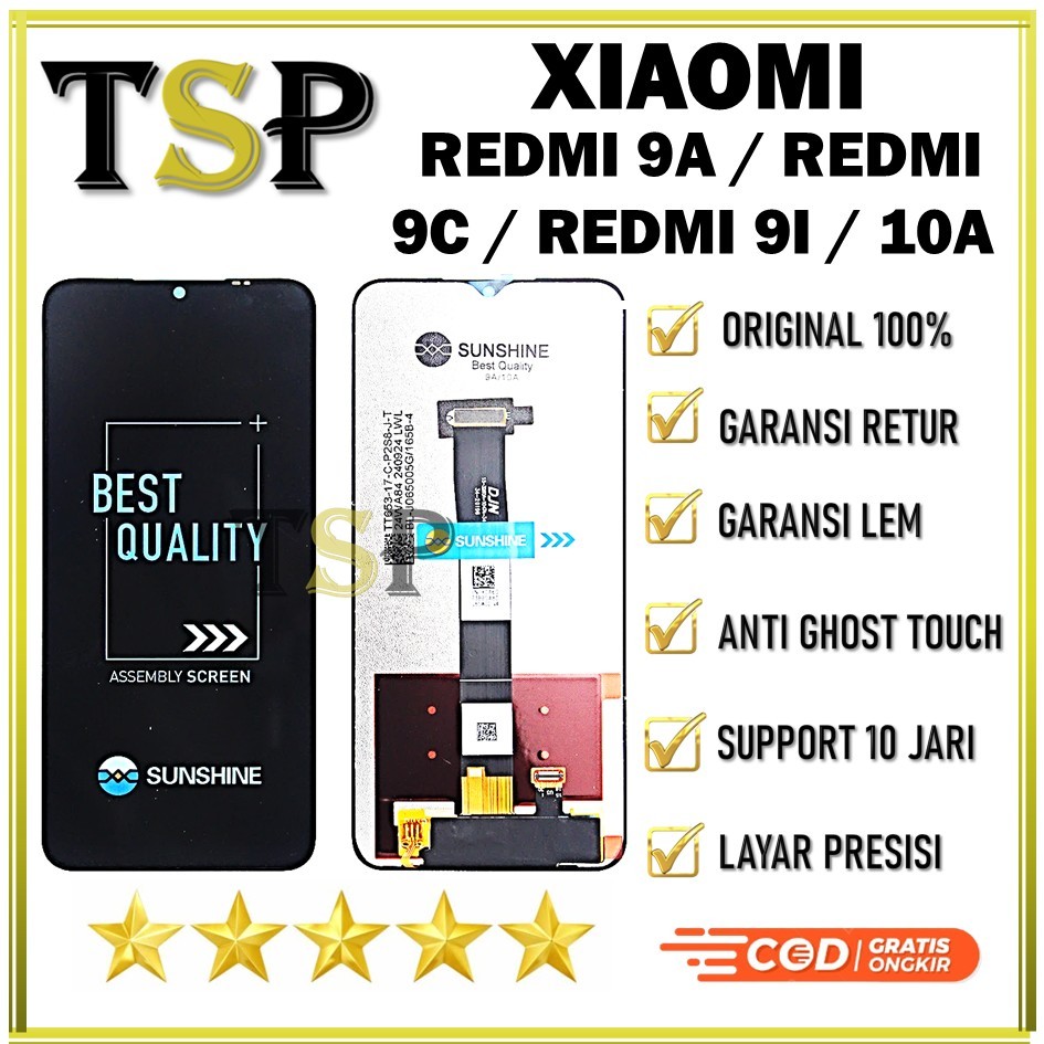 ORIGINAL  LCD XIAOMI REDMI 9A / REDMI 9C / REDMI 9I / REDMI 10A LCD ORIGINAL 100% HIGH QUALITY