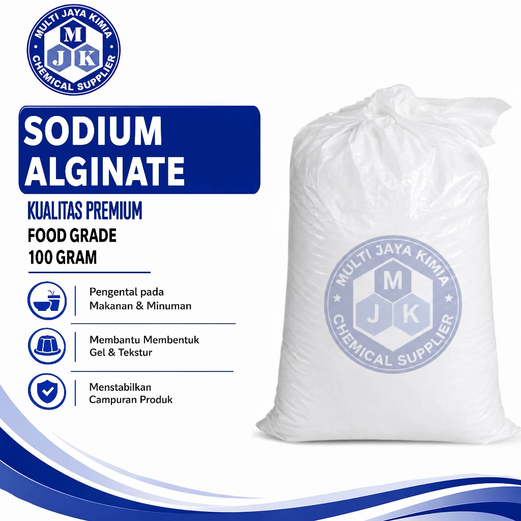 Sodium Alginate FOOD GRADE 100Gram /