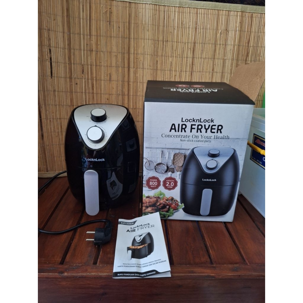 preloved like new Air fryer locknlock air fryer lock and lock 2 liter