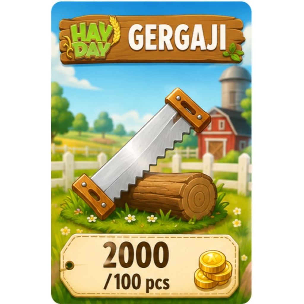 paket gergaji HAY DAY