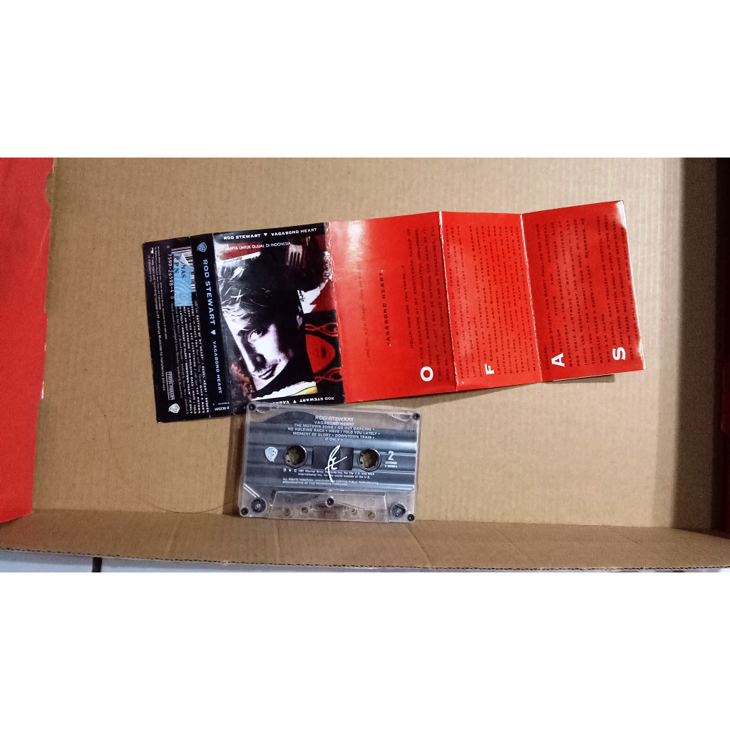 ROD STEWART - VAGABOND HEART - Kaset