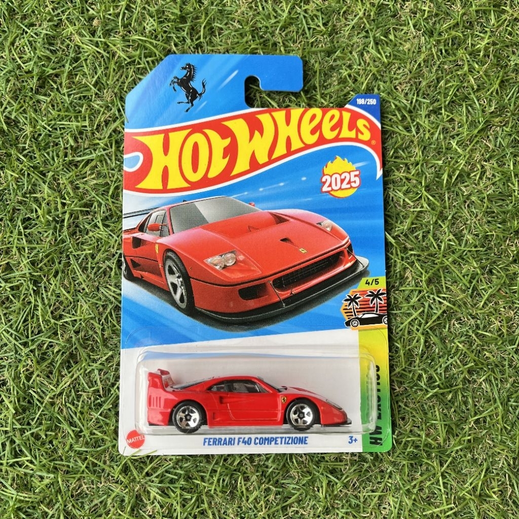 HOT WHEELS FERARRI F40 2025 CASTING DIECAST