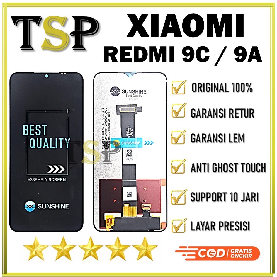 ORIGINAL  LCD XIAOMI  REDMI 9C / REDMI 9A LCD ORIGINAL 100% HIGH QUALITY