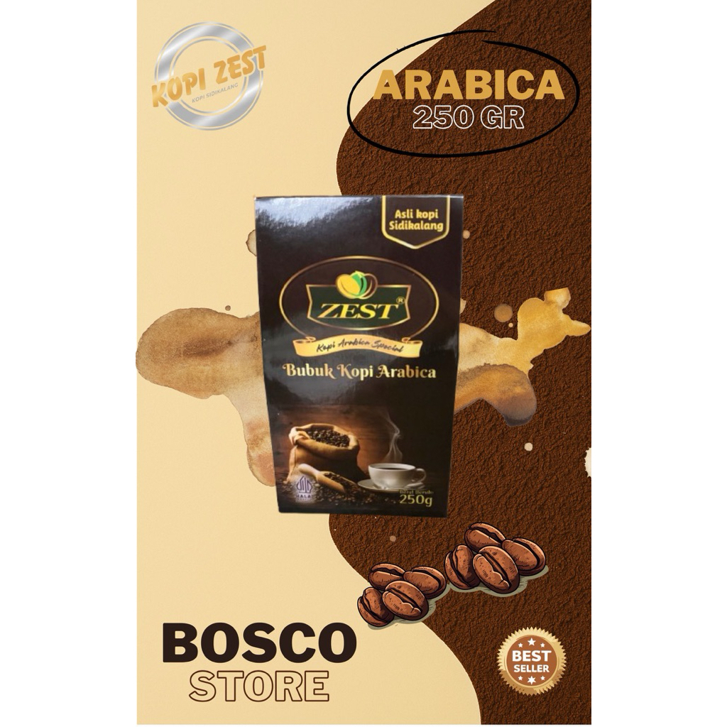 Kopi Zest Sidikalang Arabica 250gr