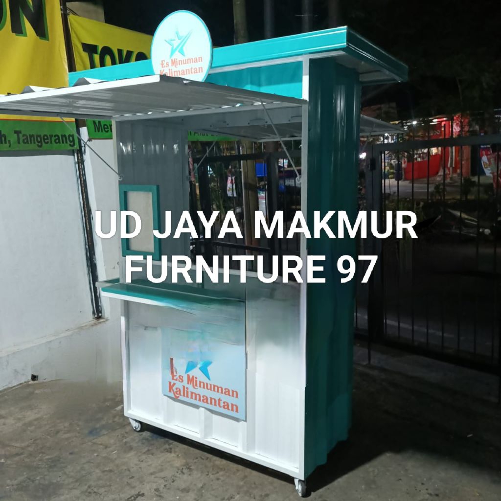 gerobak contener semi gerobak  jualan