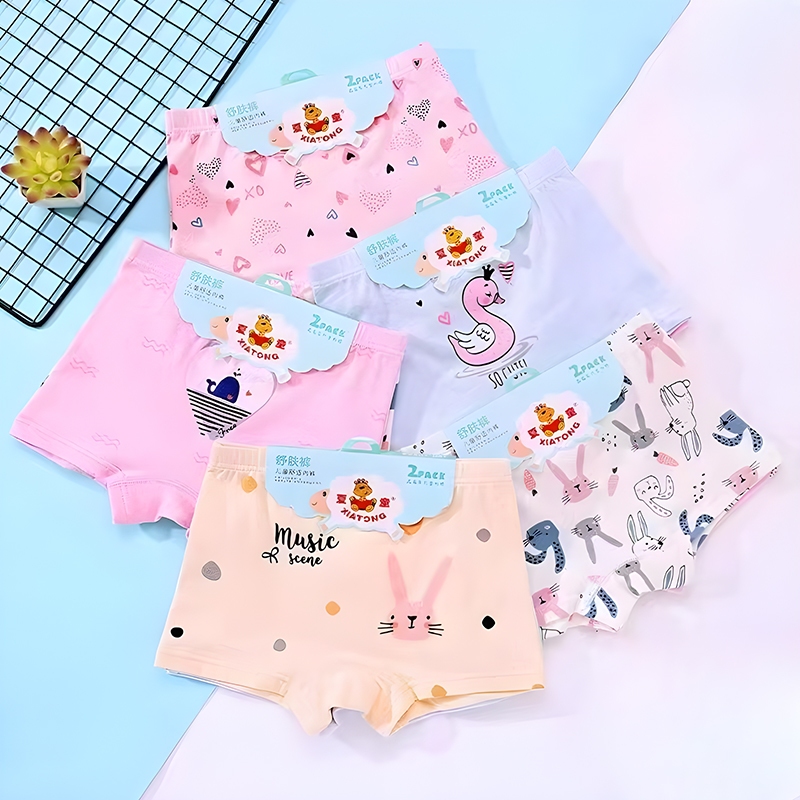 Boxer Anak Cewek Import / CD Anak Motif Random #5806