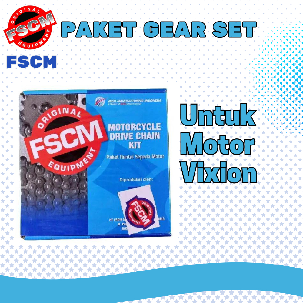 Paket Gear Set Fscm Vixion
