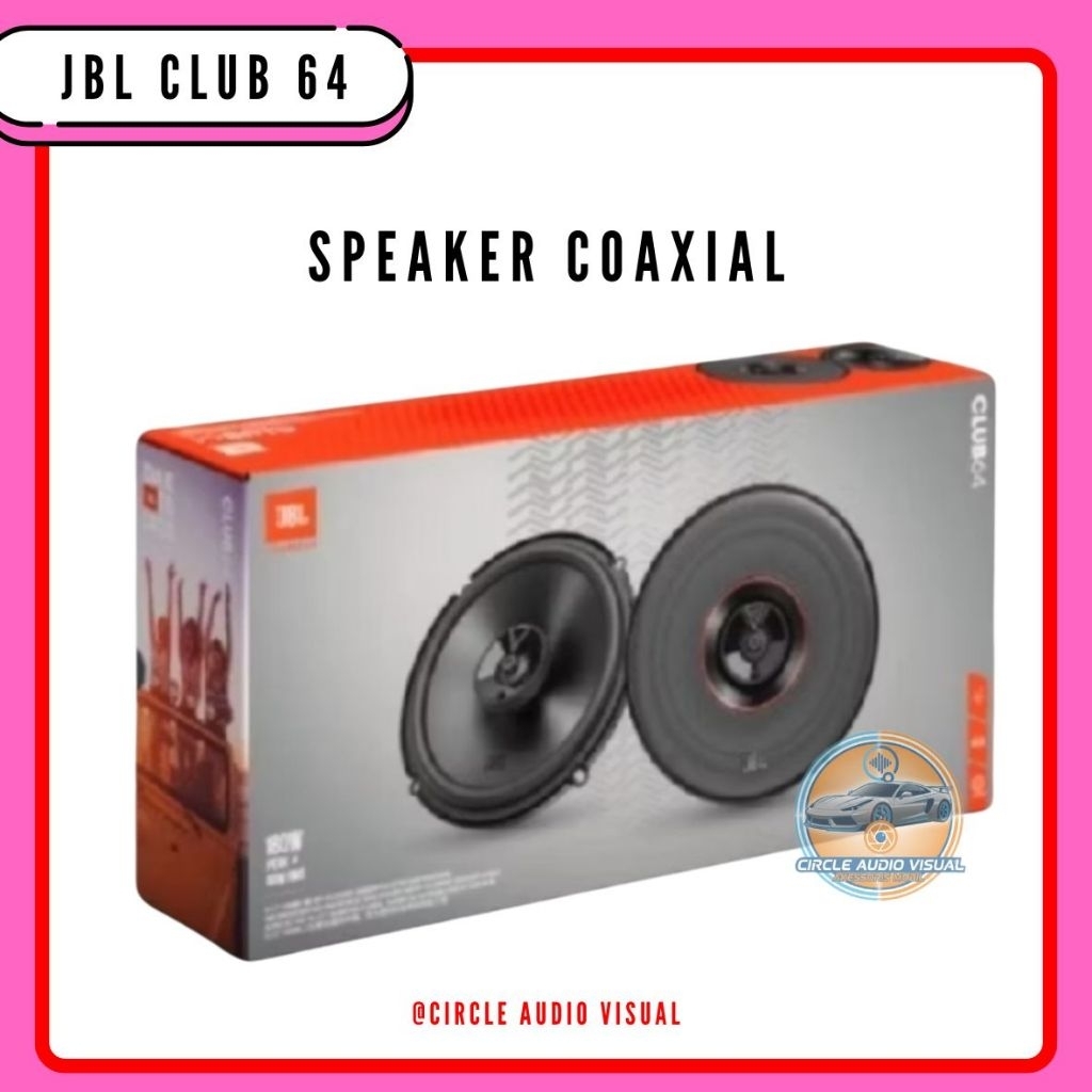 JBL CLUB 64 SPEAKER COAXIAL 2 WAY 6,5 INCH MIDBASS BUILT IN TWEETER