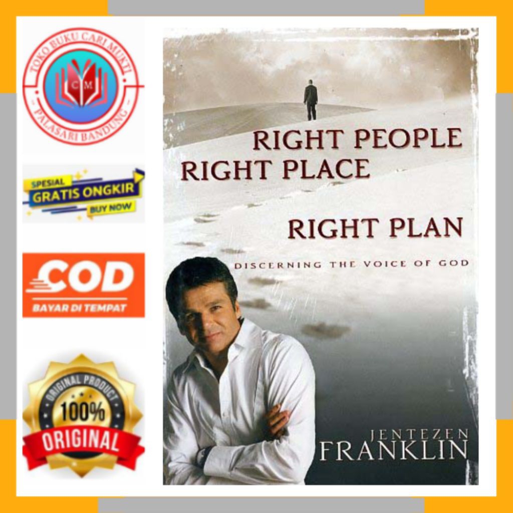 Buku Right People Right Place Right Plan Peka Terhadap Suara Allah - Jentezen Franklin