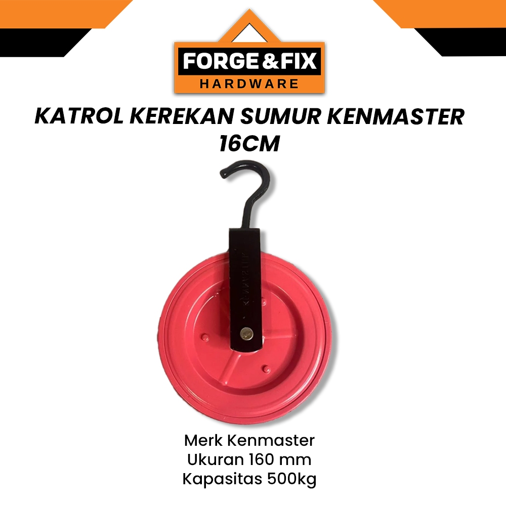 KENMASTER Katrol Kerekan Sumur Bearing 160 MM