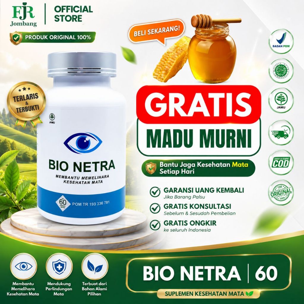 BIO NETRA ORIGINAL | BPOM | COD